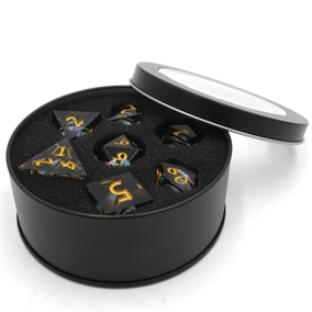 Elemental Dragon Eye liquid core - Sharp edges - Rollespilsterninger - Epic Dwarf Dice